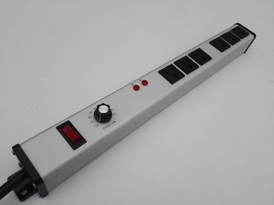 качество  Aluminum Alloy Adjustable Timer Power Outlet PDU Power Bar With Six Way завод
